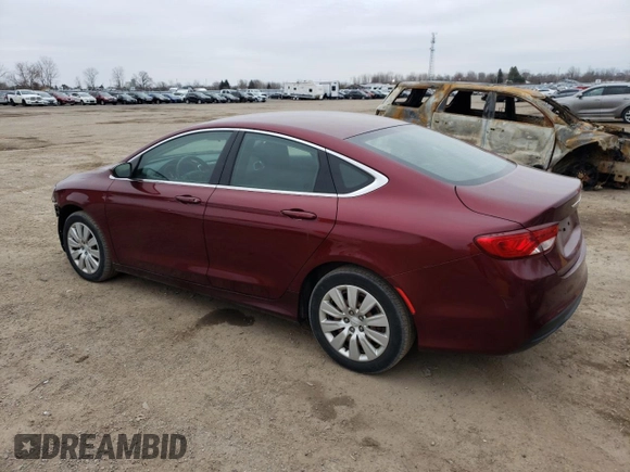 2016 Chrysler 200 LX with VIN 1C3CCCFB6GN196980, listed as a Copart auction lot 50493115 with 144,795 mi miles and Clean Title. Bid and sale history available at carsss.com. Image 2.