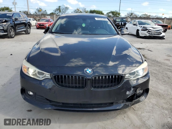 2015 BMW 4 Series 428i with VIN WBA4A5C55FD410360, listed as a Copart auction lot 44335485 with 144,997 mi miles and Salvage Title. Bid and sale history available at DreamBid. Image 5.