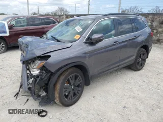 2022 Honda Pilot Special Edition with VIN 5FNYF5H22NB001986, listed as a Copart auction lot 51151045 with Not Provided miles and Salvage Title. Bid and sale history available at carsss.com. Image 1.
