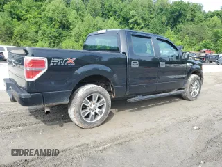 2014 Ford F-150 XL with VIN 1FTFW1EF4EFB23865, listed as a Copart auction lot 58557635 with 178,037 mi miles and Salvage title. Bid and sale history available at DreamBid. Image 3.