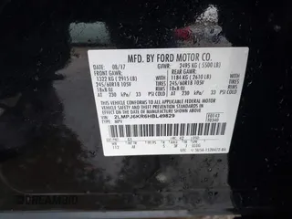 2017 Lincoln MKX Select с VIN 2LMPJ6KR6HBL49829, выставлен на аукционе IAAI как лот 42093216 с пробегом 97 274 миль миль и . История ставок и продаж доступна на DreamBid. Изображение 9.