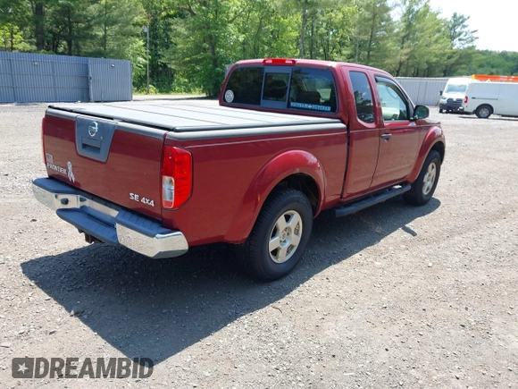 2008 Nissan Frontier SE with VIN 1N6AD06W48C409808, listed as a IAAI auction lot 42413484 with 156,065 mi miles and . Bid and sale history available at DreamBid. Image 4.