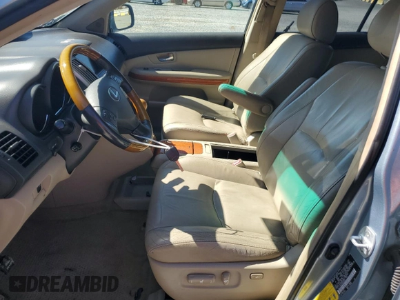 2008 Lexus RX 400h with VIN JTJGW31U682009525, listed as a Copart auction lot 45202025 with 261,960 mi miles and Salvage Title. Bid and sale history available at DreamBid. Image 7.