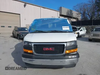 2023 GMC Savana Cargo Van with VIN 1GTW7AFPXP1182925, listed as a IAAI auction lot 41270635 with 7,446 mi miles. Bid and sale history available at carsss.com. Image 12.