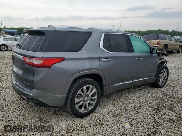 2020 Chevrolet Traverse Premier with VIN 1GNERKKW1LJ302248, listed as a Copart auction lot 55493395 with 68,022 mi miles and Salvage title. Bid and sale history available at DreamBid. Image 3.