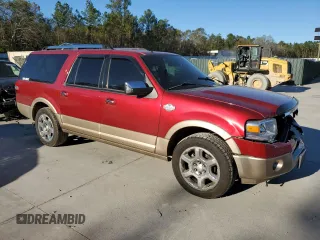 2013 Ford Expedition EL XLT with VIN 1FMJK1J52DEF55860, listed as a Copart auction lot 81177034 with 198,051 mi miles and Salvage Title. Bid and sale history available at carsss.com. Image 4.