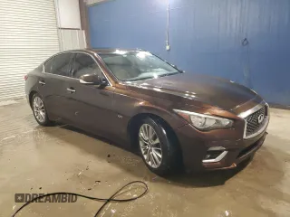 2018 Infiniti Q50 2.0t LUXE with VIN JN1CV7AR2JM490006, listed as a Copart auction lot 47308215 with 151,159 mi miles and Clean Title. Bid and sale history available at carsss.com. Image 4.