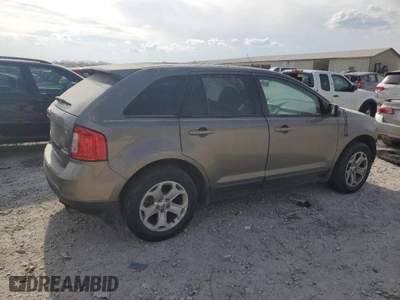 2013 Ford Edge SEL with VIN 2FMDK3J98DBB50819, listed as a Copart auction lot 48183895 with 168,396 mi miles and Salvage Title. Bid and sale history available at carsss.com. Image 3.