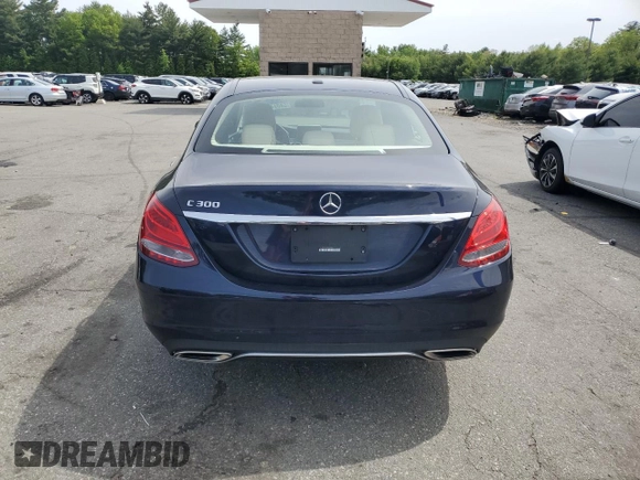 2018 Mercedes-Benz C 300 with VIN 55SWF4JB0JU276292, listed as a Copart auction lot 58014725 with 82,926 mi miles and Salvage title. Bid and sale history available at DreamBid. Image 6.