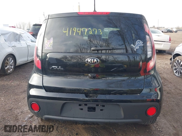 2019 Kia Soul with VIN KNDJN2A22K7685873, listed as a IAAI auction lot 41947273 with 58,560 mi miles and . Bid and sale history available at DreamBid. Image 17.
