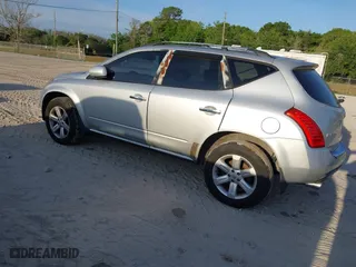 2007 Nissan Murano SL with VIN JN8AZ08W87W622442, listed as a IAAI auction lot 41885040 with 217,124 mi miles. Bid and sale history available at carsss.com. Image 3.