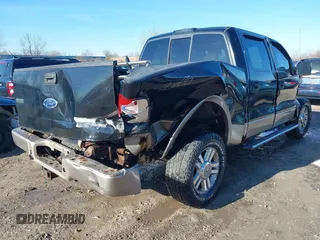 2005 Ford F-150 XLT with VIN 1FTPW145X5FB64160, listed as a IAAI auction lot 41985142 with 194,850 mi miles. Bid and sale history available at carsss.com. Image 4.