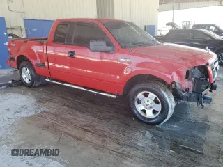 2007 Ford F-150 STX with VIN 1FTRX02W47KD43770, listed as a Copart auction lot 53056955 with 224,526 mi miles and Salvage Title. Bid and sale history available at carsss.com. Image 4.