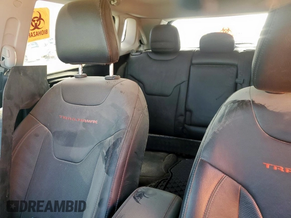2022 Jeep Compass Trailhawk with VIN 3C4NJDDB6NT162831, listed as a Copart auction lot 66130235 with 34,762 mi miles and Salvage title. Bid and sale history available at DreamBid. Image 10.