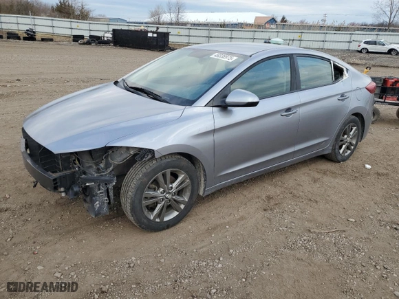 2017 Hyundai Elantra SE with VIN 5NPD84LF7HH012050, listed as a Copart auction lot 49338975 with 134,656 mi miles and Salvage Title. Bid and sale history available at carsss.com. Image 1.