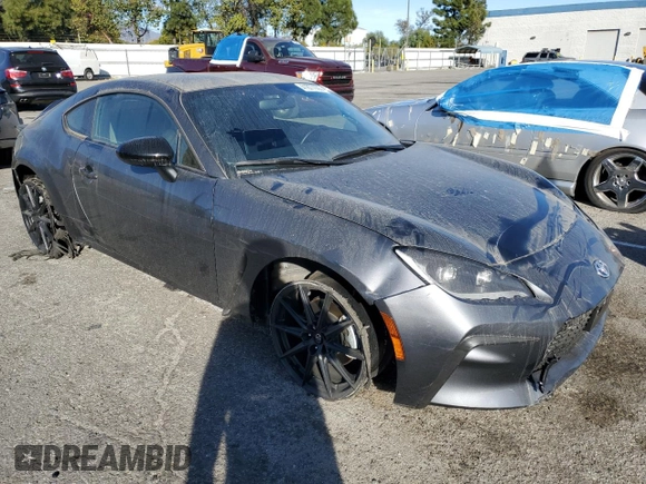 2023 Toyota GR86 Premium with VIN JF1ZNBF18P8765155, listed as a Copart auction lot 41877935 with 6,971 mi miles and Salvage Title. Bid and sale history available at carsss.com. Image 4.