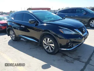 2019 Nissan Murano Platinum with VIN 5N1AZ2MJ6KN124803, listed as a IAAI auction lot 41471224 with 96,011 mi miles and . Bid and sale history available at DreamBid. Image 1.