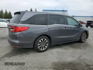 2023 Honda Odyssey EX-L with VIN 5FNRL6H66PB080121, listed as a Copart auction lot 43962925 with Not Provided miles and Salvage Title. Bid and sale history available at carsss.com. Image 3.