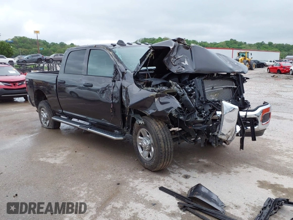 2024 Ram 2500 Tradesman with VIN 3C6UR5CJ8RG181826, listed as a IAAI auction lot 42096333 with 12,510 mi miles and . Bid and sale history available at DreamBid. Image 1.