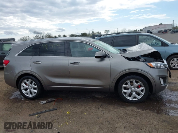 2018 Kia Sorento SX with VIN 5XYPKDA53JG424729, listed as a IAAI auction lot 41914859 with 105,522 mi miles and . Bid and sale history available at carsss.com. Image 13.