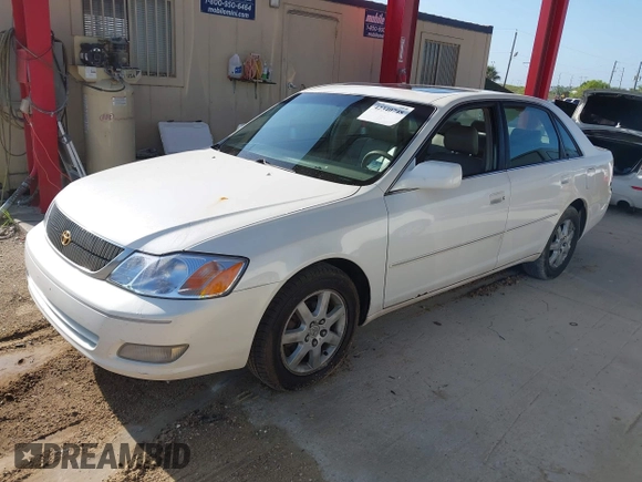 2001 Toyota Avalon XL z VIN 4T1BF28B01U142721, wystawiony jako IAAI lot #42340748 z przebiegiem 204 644 mil mil oraz . Historia ofert i sprzedaży dostępna na DreamBid. Obrazek 2.