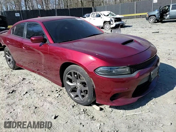 2019 Dodge Charger GT with VIN 2C3CDXHG3KH754458, listed as a Copart auction lot 48778245 with 76,256 mi miles and Salvage Title. Bid and sale history available at DreamBid. Image 10.