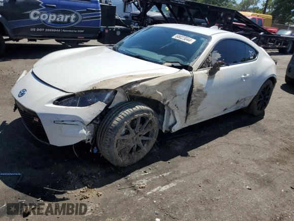 2023 Toyota GR86 Premium with VIN JF1ZNBF19P8750521, listed as a Copart auction lot 68023044 with 22,715 mi miles and Salvage Title. Bid and sale history available at carsss.com. Image 1.