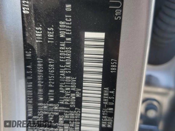 2022 Toyota Corolla Cross L with VIN 7MUAAABG0NV011057, listed as a Copart auction lot 50907545 with 59,328 mi miles and Salvage title. Bid and sale history available at DreamBid. Image 15.