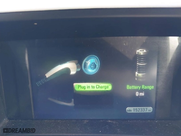 2012 Chevrolet Volt with VIN 1G1RA6E42CU125851, listed as a IAAI auction lot 41778189 with 152,337 mi miles. Bid and sale history available at carsss.com. Image 7.