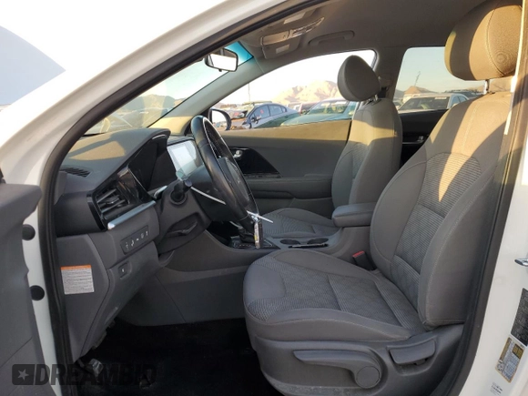 2022 Kia Niro LXS with VIN KNDCB3LC4N5549466, listed as a Copart auction lot 43571165 with 55,060 mi miles and Salvage Title. Bid and sale history available at carsss.com. Image 7.