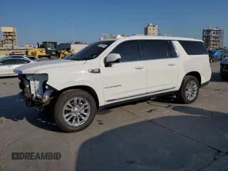 2022 GMC Yukon XL SLT with VIN 1GKS1GKD6NR114381, listed as a Copart auction lot 75795314 with 43,229 mi miles and Salvage Title. Bid and sale history available at carsss.com. Image 1.