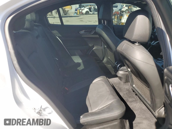 2023 Alfa Romeo Giulia with VIN ZARFAMAN9P7667245, listed as a Copart auction lot 49924525 with 4,799 mi miles and Salvage title. Bid and sale history available at DreamBid. Image 10.