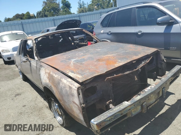1983 Buick Regal with VIN 1G4AM47A6DR420566, listed as a Copart auction lot 60656794 with Not Provided miles and Non Repairable. Bid and sale history available at DreamBid. Image 4.