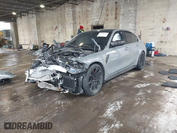 2023 BMW M3 Competition xDrive with VIN WBS43AY01PFN42727, listed as a IAAI auction lot 41558240 with Not provided miles and . Bid and sale history available at DreamBid. Image 2.