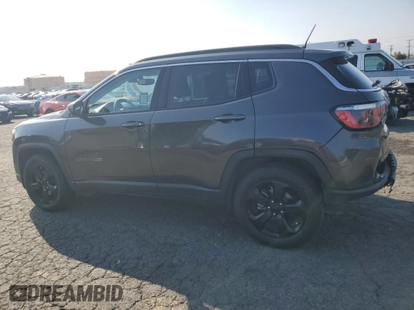 2017 Jeep Compass Latitude with VIN 3C4NJCBB0HT647547, listed as a Copart auction lot 59615635 with 53,827 mi miles and Salvage title. Bid and sale history available at DreamBid. Image 2.