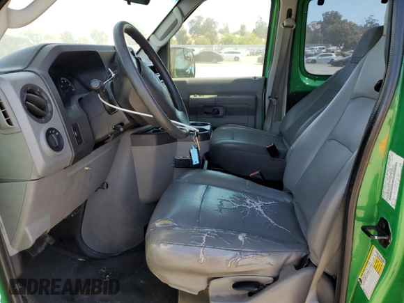 2012 Ford Econoline Passenger XL with VIN 1FBSS3BL0CDB35654, listed as a Copart auction lot 63065805 with 189,702 mi miles and Salvage title. Bid and sale history available at DreamBid. Image 7.