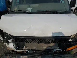 2018 Chevrolet Express Cargo with VIN 1GCWGAFP9J1241003, listed as a Copart auction lot 58662385 with Not provided miles and Salvage title. Bid and sale history available at DreamBid. Image 12.