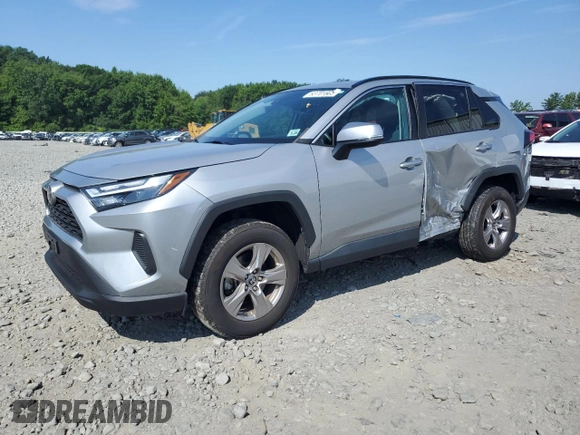 2023 Toyota RAV4 XLE with VIN 2T3P1RFV2PW372352, listed as a Copart auction lot 63701695 with 45,878 mi miles and Salvage title. Bid and sale history available at DreamBid. Image 1.