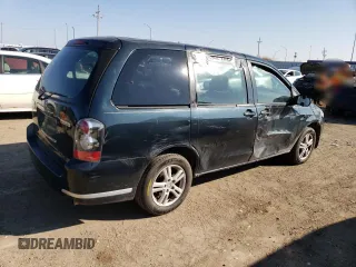 2004 Mazda MPV LX with VIN JM3LW28A740524165, listed as a Copart auction lot 50571435 with 201,189 mi miles and Salvage Title. Bid and sale history available at carsss.com. Image 3.