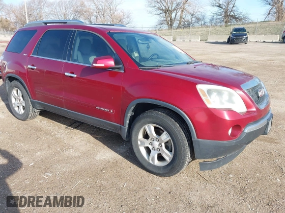 2008 GMC Acadia SLT2 with VIN 1GKEV33728J281407, listed as a IAAI auction lot 41902837 with 212,076 mi miles and . Bid and sale history available at DreamBid. Image 1.