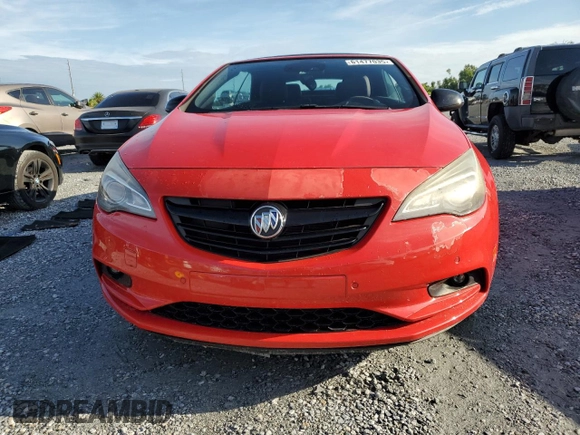2017 Buick Cascada Sport Touring z VIN W04WJ3N52HG073980, wystawiony jako Copart lot #61477035 z przebiegiem Nie podano mil oraz Nie do naprawy • Non repairable. Historia ofert i sprzedaży dostępna na DreamBid. Obrazek 5.