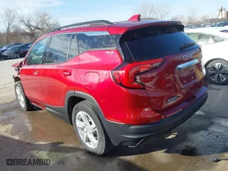 2019 GMC Terrain SLE with VIN 3GKALMEV3KL144871, listed as a IAAI auction lot 41792585 with 52,749 mi miles. Bid and sale history available at carsss.com. Image 3.