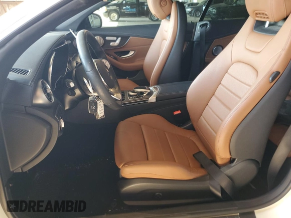 2022 Mercedes-Benz C 300 with VIN W1KWK8DB7NG115018, listed as a Copart auction lot 52892615 with 37,226 mi miles and Salvage title. Bid and sale history available at DreamBid. Image 7.