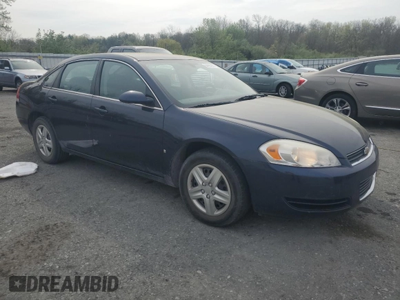 2008 Chevrolet Impala LS with VIN 2G1WB58N589112739, listed as a Copart auction lot 54407935 with 253,098 mi miles and Salvage Title. Bid and sale history available at DreamBid. Image 4.