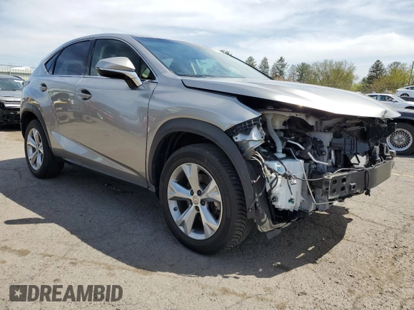 2017 Lexus NX with VIN JTJBARBZ7H2108182, listed as a Copart auction lot 54307375 with 87,658 mi miles and Salvage Title. Bid and sale history available at carsss.com. Image 4.