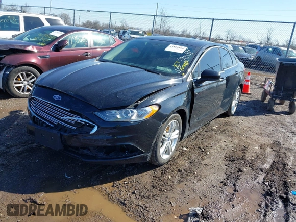 2018 Ford Fusion SE with VIN 3FA6P0HD8JR201925, listed as a IAAI auction lot 41828166 with 144,385 mi miles. Bid and sale history available at carsss.com. Image 17.