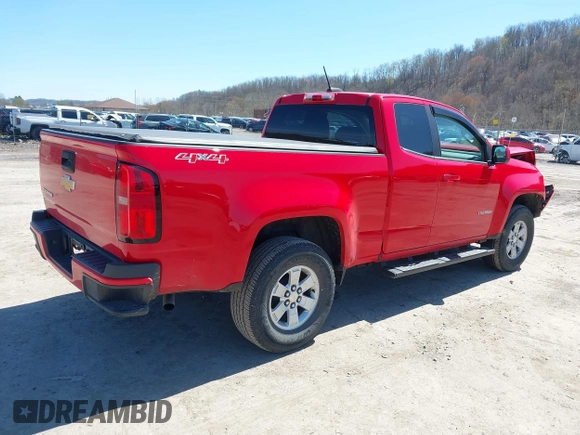 2019 Chevrolet Colorado 4WD Work Truck with VIN 1GCHTBEA5K1255781, listed as a IAAI auction lot 41983838 with 62,972 mi miles. Bid and sale history available at carsss.com. Image 4.