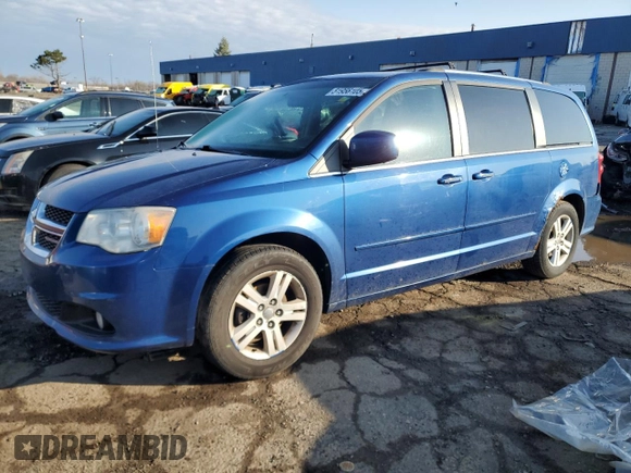 2011 Dodge Grand Caravan Crew with VIN 2D4RN5DG2BR727858, listed as a Copart auction lot 51956105 with 176,678 mi miles and Clean Title. Bid and sale history available at DreamBid. Image 1.