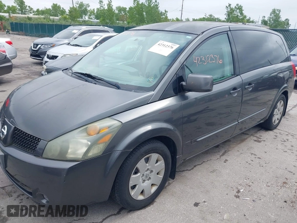 2004 Nissan Quest SE z VIN 5N1BV28U94N347280, wystawiony jako IAAI lot #42312376 z przebiegiem Nie podano mil oraz . Historia ofert i sprzedaży dostępna na DreamBid. Obrazek 2.