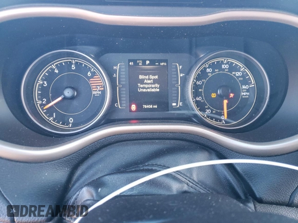 2016 Jeep Cherokee Latitude with VIN 1C4PJMCB2GW368882, listed as a Copart auction lot 46753845 with 78,408 mi miles and Salvage Title. Bid and sale history available at carsss.com. Image 9.